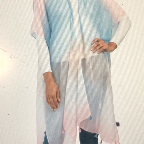 ivy london Accessories - Ivy London NYC Water Color Kimono coverup